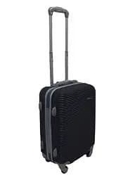 Валіза маленька S ABS-пластик Milano bag 004 56,5×39×24см 40л Чорний - мініатюра 2