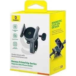 Мото-велотримач Baseus PrimeTrip Series Magnetic Bike Phone Holder C40569000121-00 - мініатюра 8