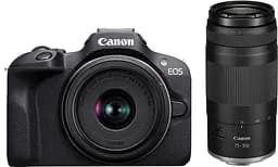 Цифровий фотоапарат Canon EOS R100 + 18-45 IS STM + 75-300 IS STM (6052C121)