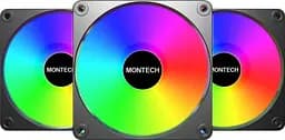 Комплект вентиляторів MONTECH GF120 V2 120MM ARGB PWM 3 Pack (B)