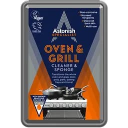 Засіб Astonish для видалення складного бруду з грилів та плит, з губкою 250 г