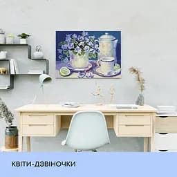 Набір з алмазною мозаїкою "Квіти-дзвіночки", 40*50 см, IDEA2-CK1011 - мініатюра 2