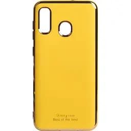 Чохол-накладка Toto Electroplate TPU 2 mm Case Samsung Galaxy A20/A30 Yellow