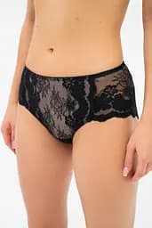 Жіночі трусики PATRICIA 019 210 08 Effetto Lingerie чорний-піон 36/XS - мініатюра 1