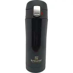 Термочашка Krauzer 350 мл черная (86-350Shiny Black)