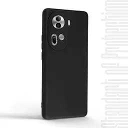 Чехол-накладка для смартфона OPPO Reno11 5G, противоударный, силиконовый, термополиуретановый (ТПУ), с защитой камеры и корпуса, черный, защита всего корпуса, ArmorStandart (ARM73298) - мініатюра 2