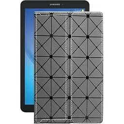 Чехол StatusCASE из экокожи для планшета Samsung Galaxy Tab E 9,6 (T561) Серый ромб
