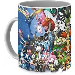 Кухоль GeekLand Покемон Го Pokemon Go всі герої PG.01.20.708 330 мл білий