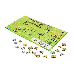 Розвиваючий дитячий "Алфавіт на липучках" 66 букв PuzzleOK det0015140 - мініатюра 3