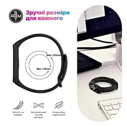 Силіконовий ремінець для фітнес браслетів Xiaomi Mi Band 3/4, Silicone, light pink, зі зручною застібкою, на фітнес трекер та смарт годинник, ArmorStandart (ARM84364) - мініатюра 4