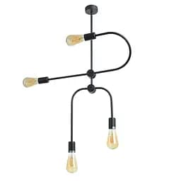 Люстра потолочная Brille Brille E27 60W BK (BL-943C/4)