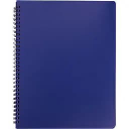 Книга записная Buromax Office в клеточку А4 спираль синяя 96 листов (BM.24451150-02)