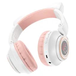 Наушники Bluetooth Главные Borofone BO18 CAT Ear белый