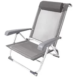 Крісло розкладне Bo-Camp Saint-Tropez Grey (1204796) - мініатюра 4