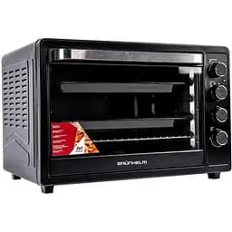 Електрична духовка Grunhelm GN63СВ духова шафа електропіч конвекція 63 л 2200 Вт чорна