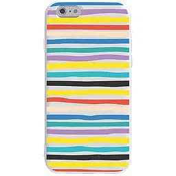Чехол-накладка Toto Pure TPU 2 mm Print Case Apple iPhone 6/6s #19 Stroke White