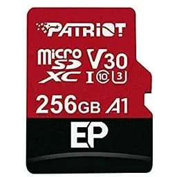 Карта пам'яті Patriot 256GB microSDXC class 10 UHS-I/U3 EP A1 (PEF256GEP31MCX)