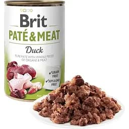 Вологий корм для собак Brit Pate & Meat Duck з качкою 400 г - мініатюра 5