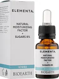 Концентрований посилювач зволоження Bioearth Elementa Hydra NMF + Sugar 8% 15 мл - мініатюра 2