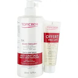 Набір: бальзам для обличчя та тіла Topicrem АД пом'якшувальний 500 мл + гель для обличчя та тіла Topicrem АД Ультра-збагачений 75 мл