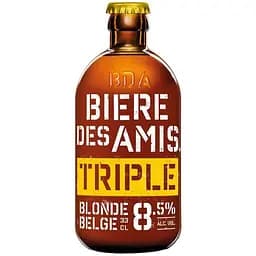 Пиво Biere des Amis Triple cвітле 8.5% 0.33 л
