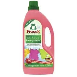 Концентрований рідкий засіб для прання  Frosch кольорової білизни Гранат 1.5 л [MD]