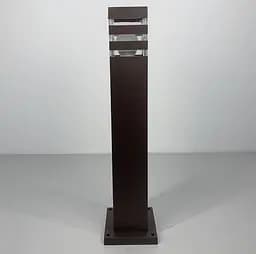 Вуличний ліхтар-стовп в корпусі кольору Coffee 80 см | Line F | Арт. 8024 80CM CF (стовп)