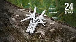 Мультитул Ganzo Multi Tool (G202), Сріблястий - мініатюра 8