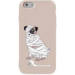 Чехол-накладка Toto Pure TPU 2 mm Print Case Apple iPhone 6/6s #15 Dog Mumiya Stone