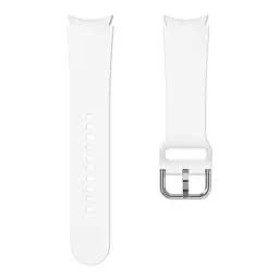 Ремінець для Samsung Galaxy Watch 5 - білий ширина кріплення 20мм силікон розмір L Watchbands OneLine (WB00S4GALAXYONELINE2CLASSIC5) - мініатюра 3