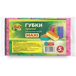 Губка кухонная EkOplus Maxi 5 шт.