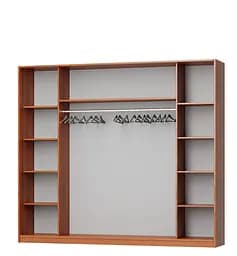 Шафа-купе тридверна MebelStar Комбо AL 3ДСП 250x60x210 см Бетон (MBS-3325) - мініатюра 2