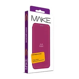 Чохол-книжка Make Motorola G55 Flip Ruby - мініатюра 2