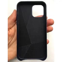 Оригінальний шкіряний чохол Decoded Leather Case для iPhone 12 Mini (5.4") Matt Navy Blue - мініатюра 8