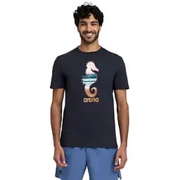 Футболка Arena T-Shirt Solid Cotton Black S (1097-006390-750 S) - мініатюра 3