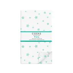 Комплект постільної білизни Cosas Starfall mint CS1 Євро м'ята (StarsfallMint_White_200_w) - мініатюра 4