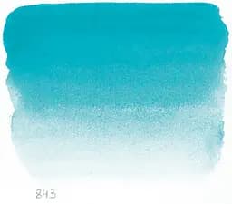 Акварельна фарба Sennelier, полукювета, S4, Бірюзово-зелений (Turquoise Green) - мініатюра 2