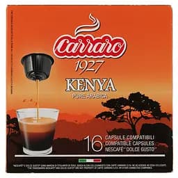 Кава в капсулах Carraro Dolce Gusto Kenya, 16 капсул
