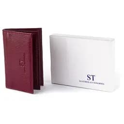Візитниця-книга ST Leather 19218 бордова - мініатюра 7