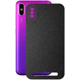 Захисна плівка StatusSKIN для Leagoo M12 Корпус Вініл Шкіра чорна