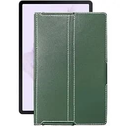 Чехол StatusCASE из экокожи для планшета Samsung Galaxy Tab S7 FE 2021 Темно-зеленый