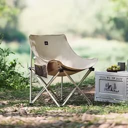 Стілець складаний Naturehike Stellaluna T01 CNH23JU13002, L, бежевий - мініатюра 3
