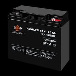 Акумулятор AGM LPM 12V-20 Ah під болт М5 - мініатюра 4