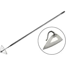 Сапа сапка напівкругла Romania 210мм з металевою ручкою 1400мм