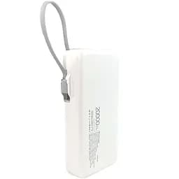 Повербанк Yoobao на 20000 мАг з кабелем та швидкою зарядкою 22,5W Q22 PD+QC Білий - мініатюра 2