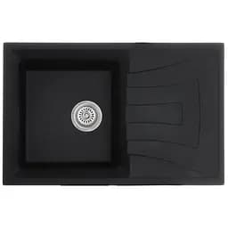 Кухонна мийка Haiba HB8104-G226 Black 780x500x200 HB0987, Чорний матовий