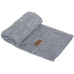 В'язаний плед Ceba 90х90 см сірий (8971198)