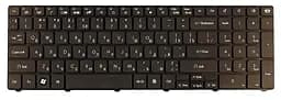 Клавіатура для ноутбука Acer Packard Bell (TM81, TM82, TM86, TM87, TM89, TM94) Black, (No Frame)