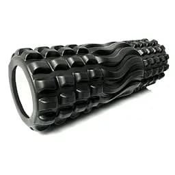 Масажний ролик EasyFit Wavyspines 33 см Чорний (EF-3701-Bk)