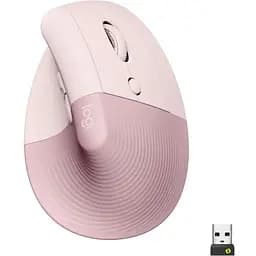 Мишка Logitech Lift Vertical Ergonomic Wireless/Bluetooth Rose (910-006478)